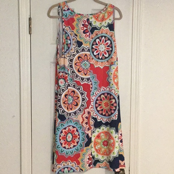 New SHEIN  Colorful Summer Flare Dress - Picture 3 of 15
